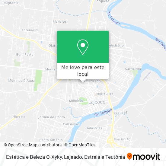 Estética e Beleza Q-Xyky mapa
