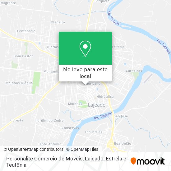 Personalite Comercio de Moveis mapa