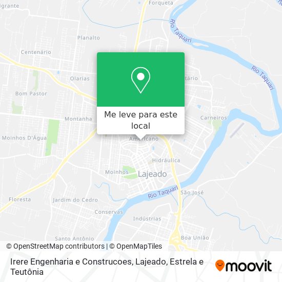 Irere Engenharia e Construcoes mapa