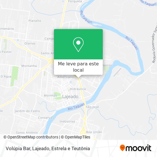 Volúpia Bar mapa