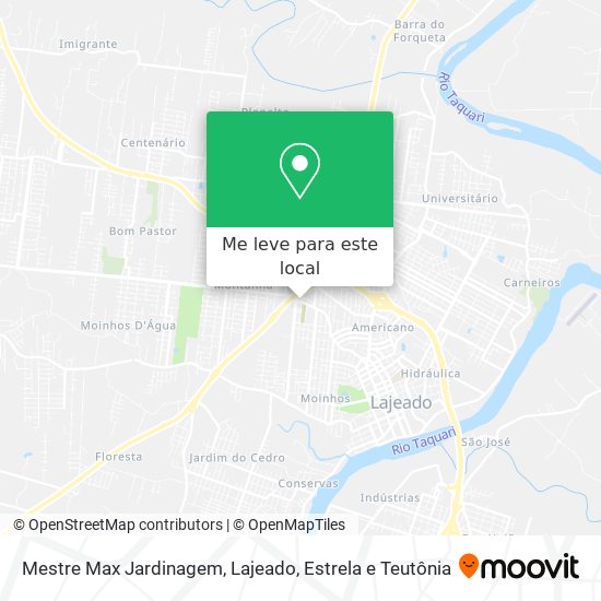 Mestre Max Jardinagem mapa