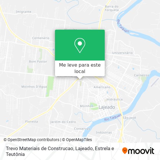 Trevo Materiais de Construcao mapa