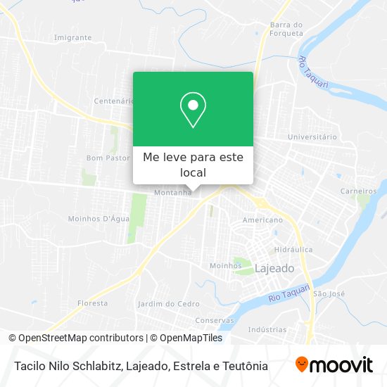 Tacilo Nilo Schlabitz mapa
