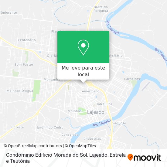 Condominio Edificio Morada do Sol mapa
