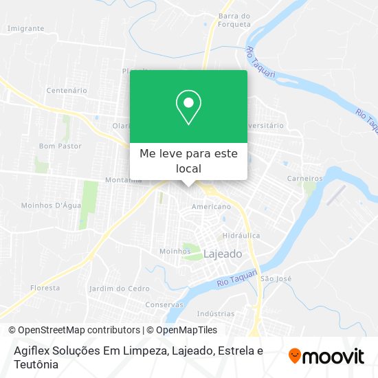 Agiflex Soluções Em Limpeza mapa