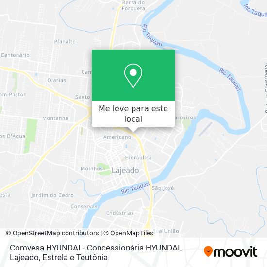 Comvesa HYUNDAI - Concessionária HYUNDAI mapa