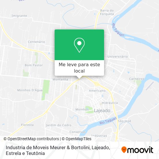 Industria de Moveis Meurer & Bortolini mapa
