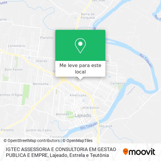 IGTEC ASSESSORIA E CONSULTORIA EM GESTAO PUBLICA E EMPRE mapa