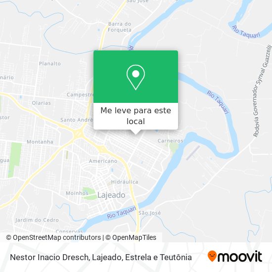 Nestor Inacio Dresch mapa
