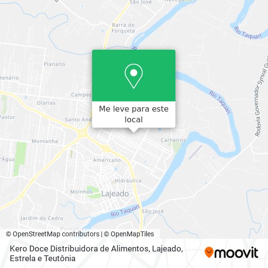 Kero Doce Distribuidora de Alimentos mapa
