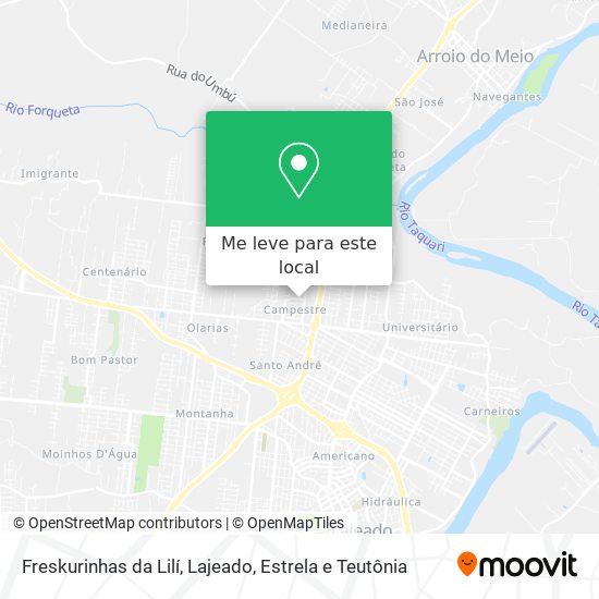 Freskurinhas da Lilí mapa