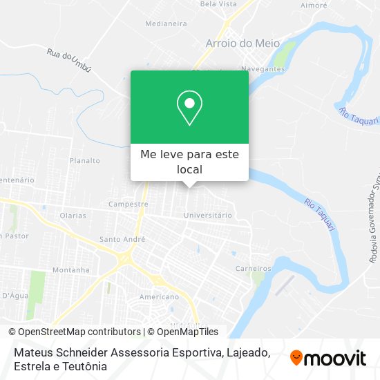 Mateus Schneider Assessoria Esportiva mapa