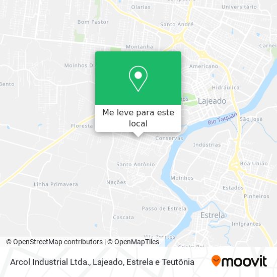 Arcol Industrial Ltda. mapa