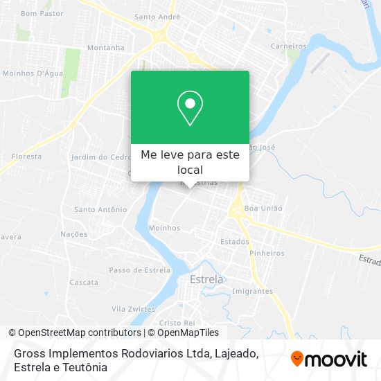 Gross Implementos Rodoviarios Ltda mapa