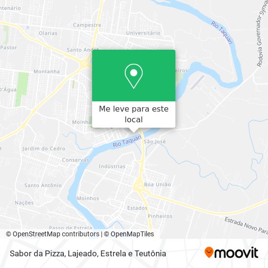Sabor da Pizza mapa