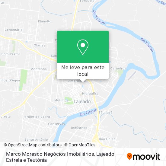 Marco Moresco Negócios Imobiliários mapa