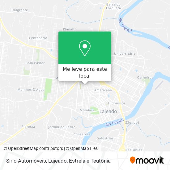 Sírio Automóveis mapa