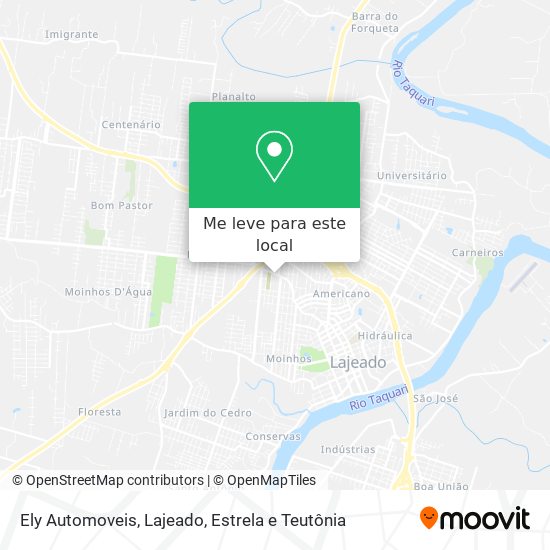 Ely Automoveis mapa