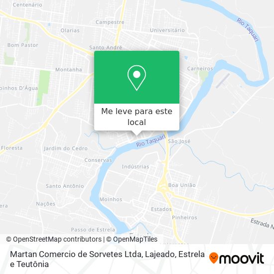 Martan Comercio de Sorvetes Ltda mapa