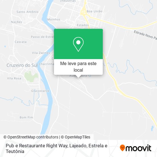 Pub e Restaurante Right Way mapa
