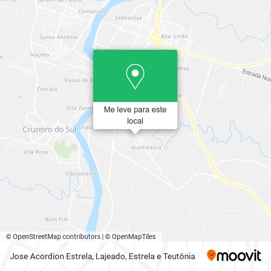 Jose Acordion Estrela mapa