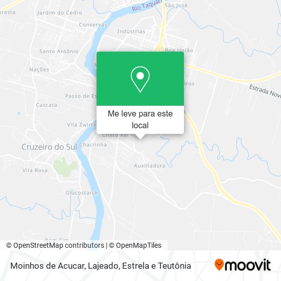 Moinhos de Acucar mapa