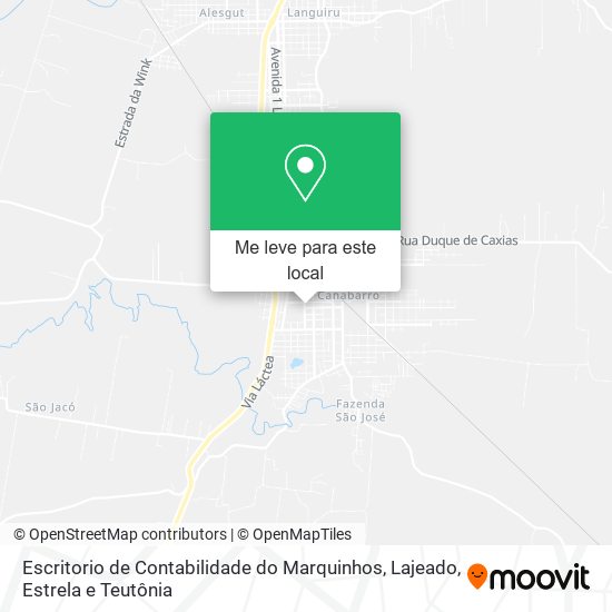 Escritorio de Contabilidade do Marquinhos mapa