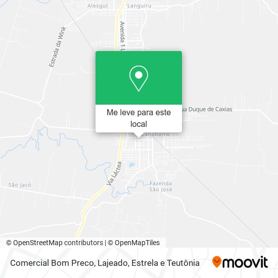 Comercial Bom Preco mapa