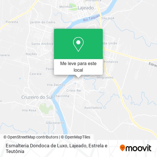 Esmalteria Dondoca de Luxo mapa