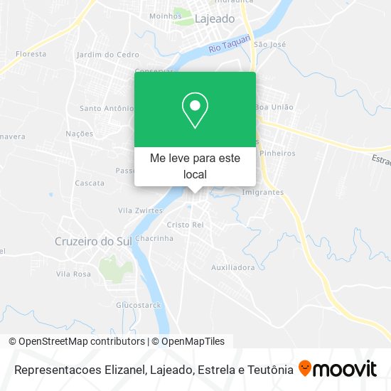 Representacoes Elizanel mapa