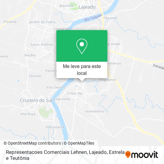 Representacoes Comerciais Lehnen mapa