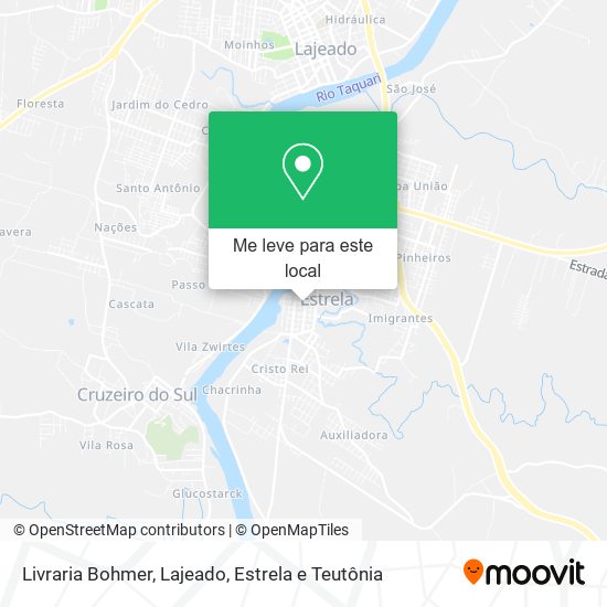 Livraria Bohmer mapa