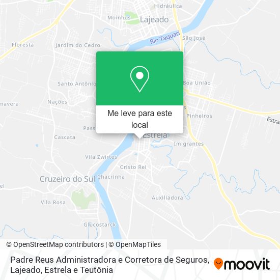 Padre Reus Administradora e Corretora de Seguros mapa