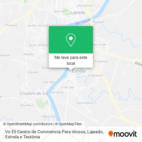 Vo Eli Centro de Convivencia Para Idosos mapa