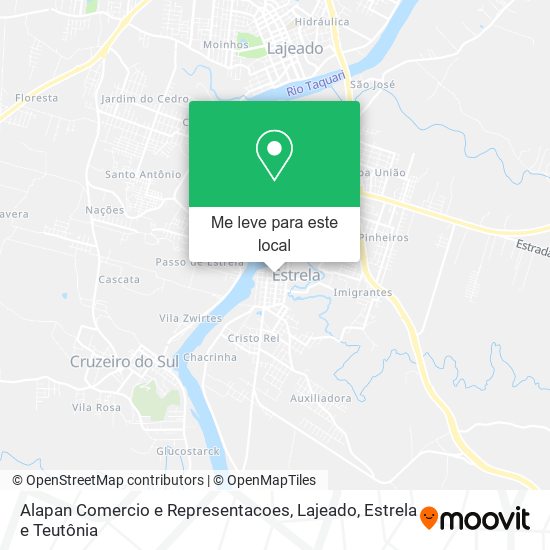 Alapan Comercio e Representacoes mapa