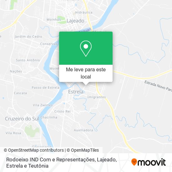 Rodoeixo IND Com e Representações mapa