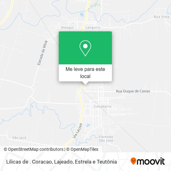 Lilicas de . Coracao mapa