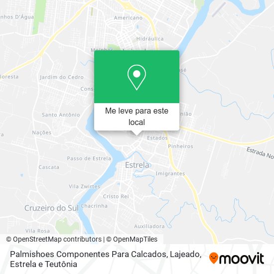 Palmishoes Componentes Para Calcados mapa