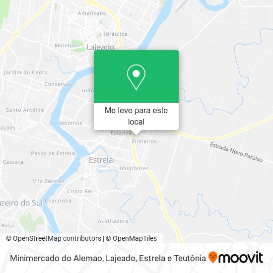 Minimercado do Alemao mapa