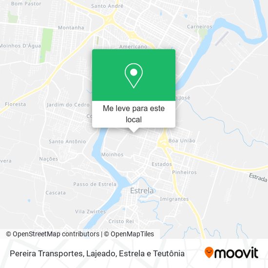 Pereira Transportes mapa