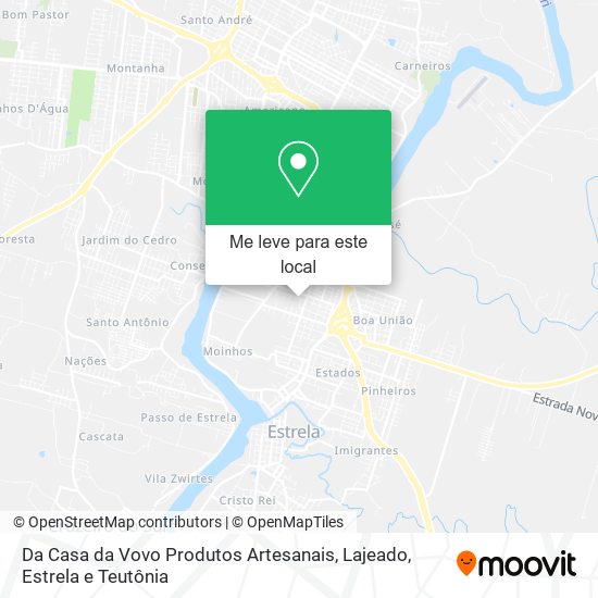 Da Casa da Vovo Produtos Artesanais mapa