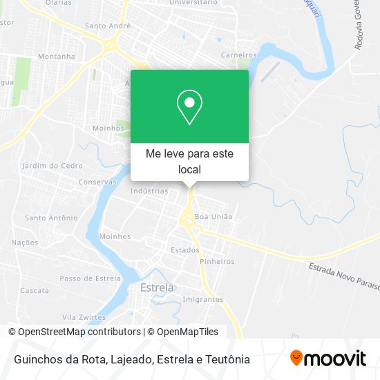 Guinchos da Rota mapa