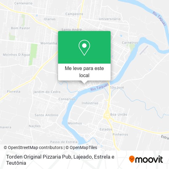 Torden Original Pizzaria Pub mapa