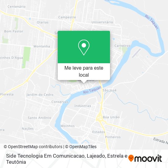 Side Tecnologia Em Comunicacao mapa