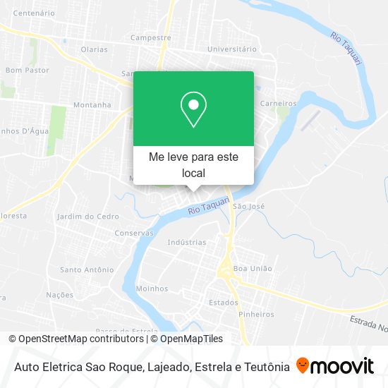 Auto Eletrica Sao Roque mapa