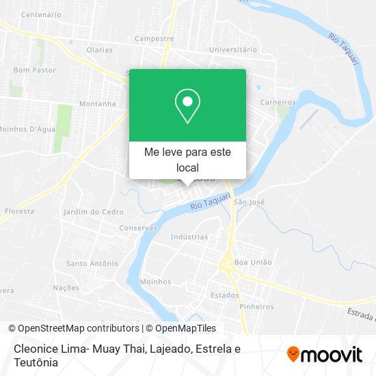 Cleonice Lima- Muay Thai mapa