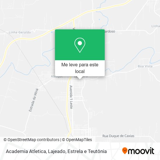 Academia Atletica mapa