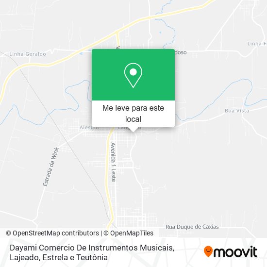 Dayami Comercio De Instrumentos Musicais mapa