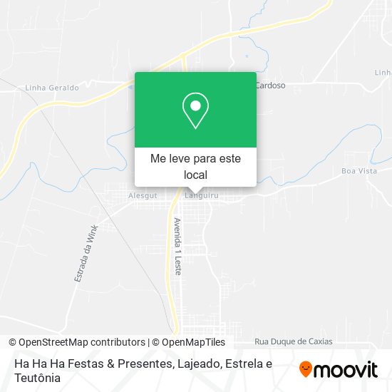 Ha Ha Ha Festas & Presentes mapa