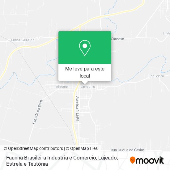 Faunna Brasileira Industria e Comercio mapa